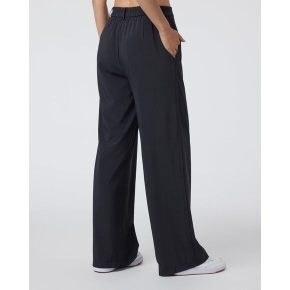 Vuori Women's Black Lightweight Pleated Front Villa Trouser Pants Size Large - Picture 3 of 12